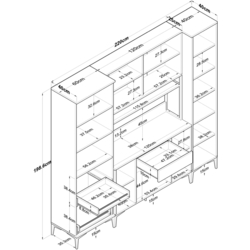 Bufet Mirage Meble JE132 (White) Thumb