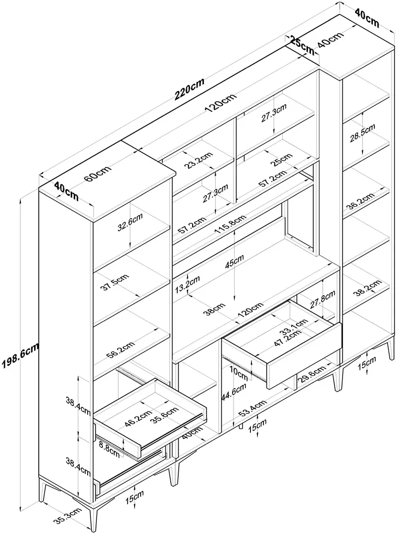 Bufet Mirage Meble JE132 (White)