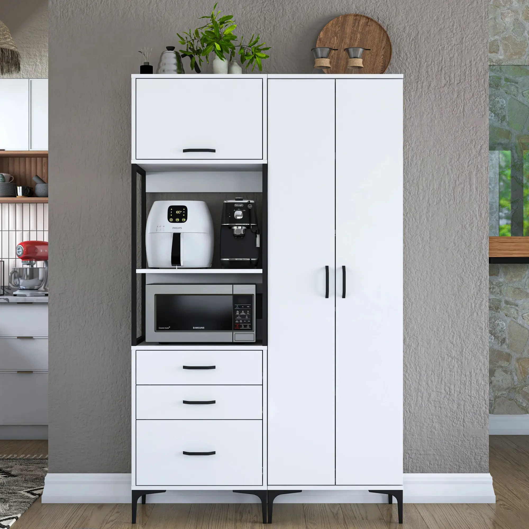 Буфет Mirage Meble JE142 (White)