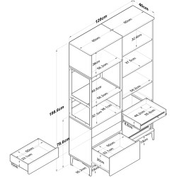Буфет Mirage Meble JE142 (White) Thumb