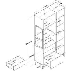 Bufet Mirage Meble JE143 (White) Thumb