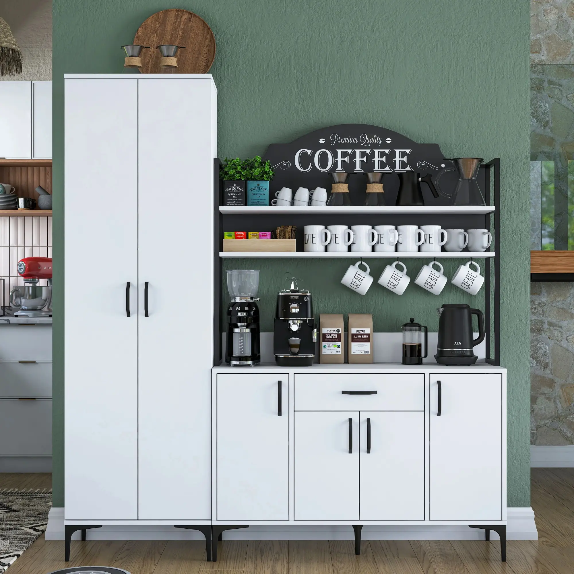 Bufet Mirage Meble JE148 (White)