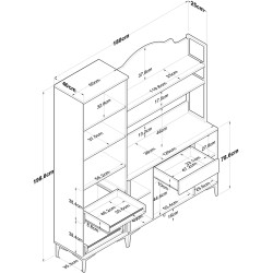 Bufet Mirage Meble JE148 (White) Thumb