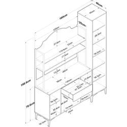 Bufet Mirage Meble JE149 (White) Thumb