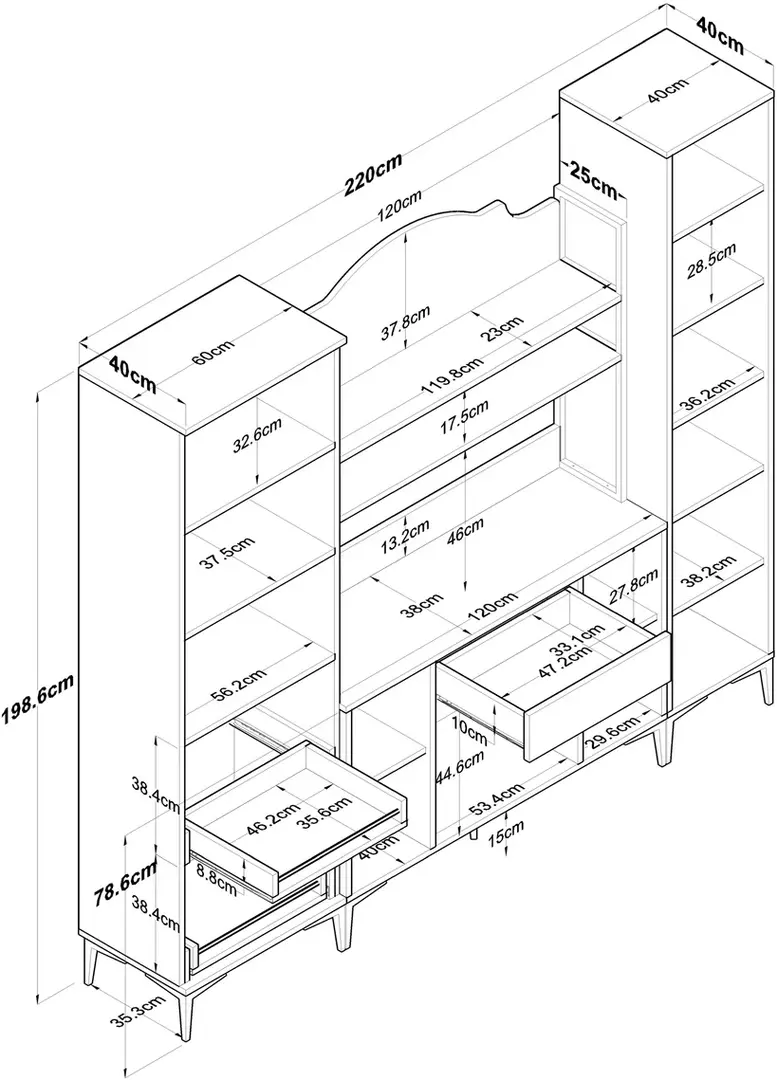 Буфет Mirage Meble JE150 (White)