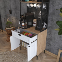 Буфет Mirage Meble JE157 (Walnut/Walnut) Thumb