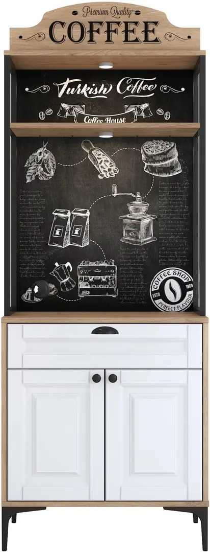 Буфет Mirage Meble JE157 (Walnut/Walnut)