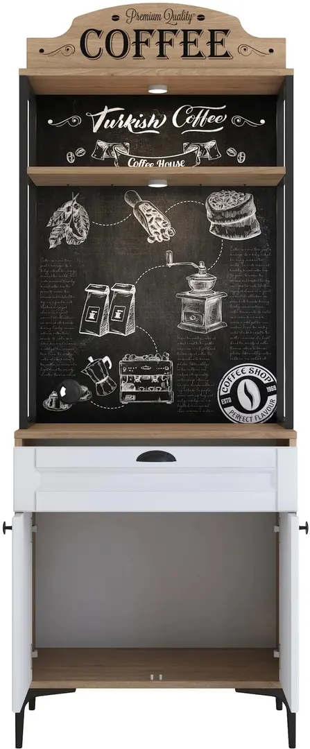 Буфет Mirage Meble JE157 (Walnut/Walnut)