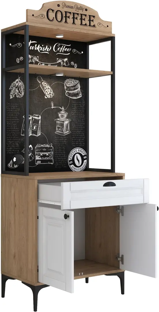 Буфет Mirage Meble JE157 (Walnut/Walnut)