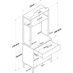 Буфет Mirage Meble JE157 (Walnut/Walnut) Thumb