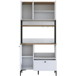 Bufet Mirage Meble JE159 (White/Walnut) Thumb