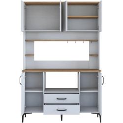 Bufet Mirage Meble JE168 (White/Walnut) Thumb