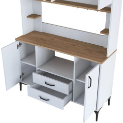 Bufet Mirage Meble JE168 (White/Walnut) Thumb