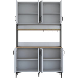 Буфет Mirage Meble JE173 (White/Walnut) Thumb