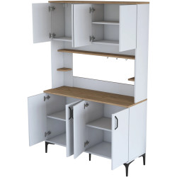 Буфет Mirage Meble JE176 (White/Walnut) Thumb