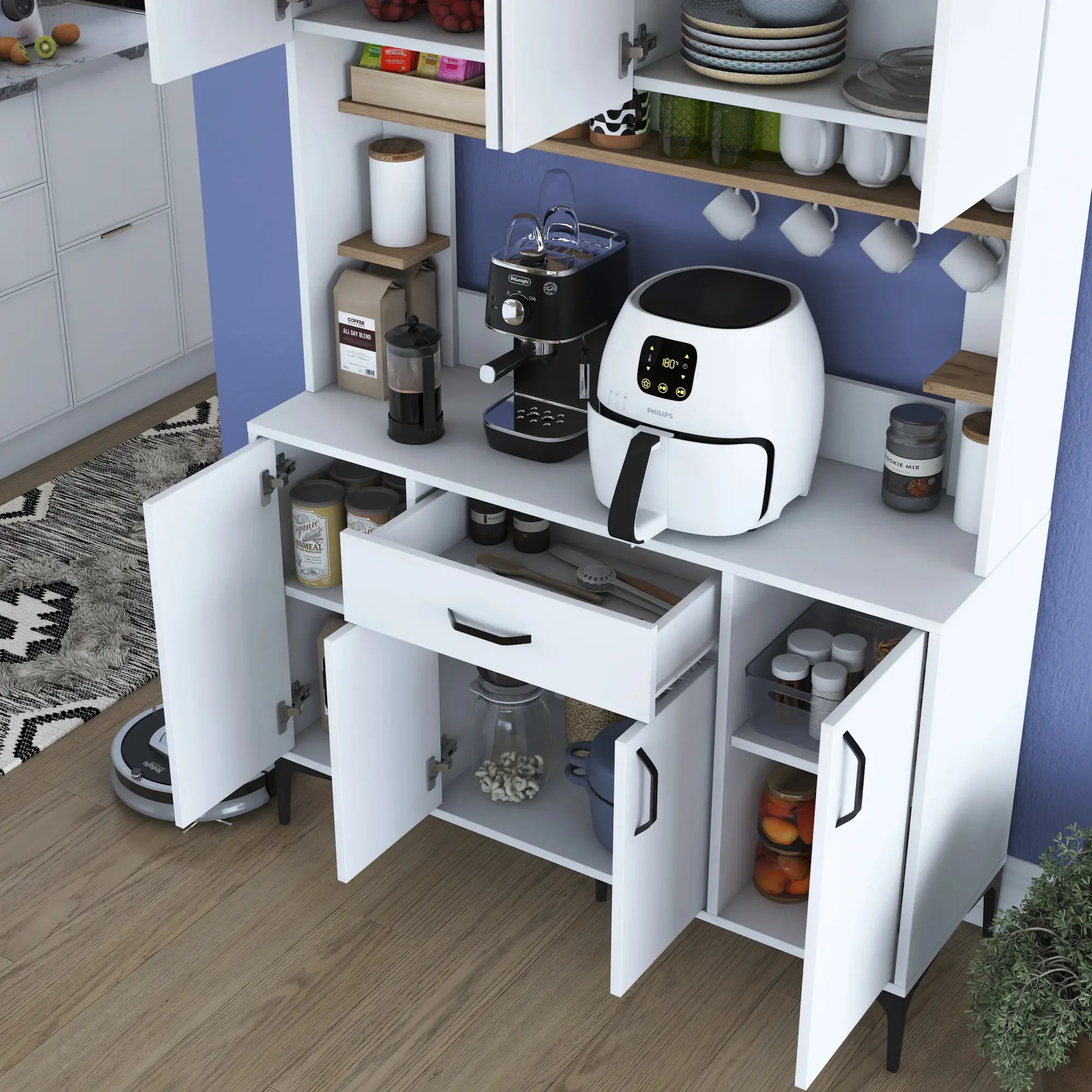 Bufet Mirage Meble JE177 (White)