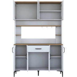 Буфет Mirage Meble JE177 (White/Walnut) Thumb