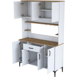 Буфет Mirage Meble JE177 (White/Walnut) Thumb