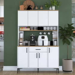 Буфет Mirage Meble JE177 (White/Walnut) Thumb