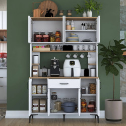 Буфет Mirage Meble JE177 (White/Walnut) Thumb