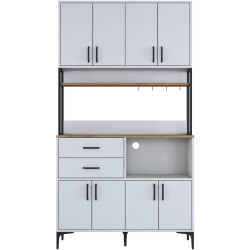 Bufet Mirage Meble JE180 (White/Walnut) Thumb