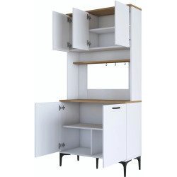 Буфет Mirage Meble JE192 (White/Walnut) Thumb