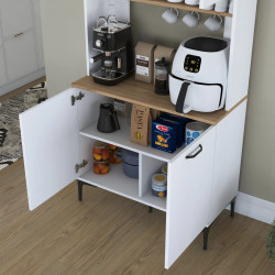 Буфет Mirage Meble JE192 (White/Walnut) Thumb