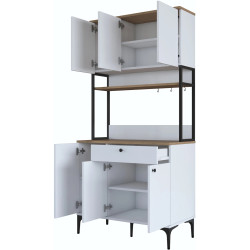 Буфет Mirage Meble JE197 (White/Walnut) Thumb