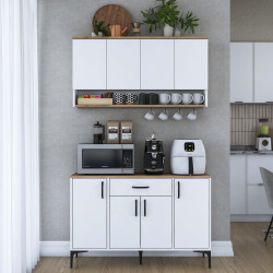 Буфет Mirage Meble JE203 (White/Walnut) Thumb