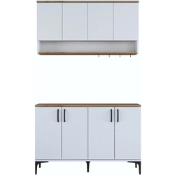 Bufet Mirage Meble JE204 (White/Walnut) Thumb