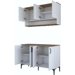 Bufet Mirage Meble JE204 (White/Walnut) Thumb