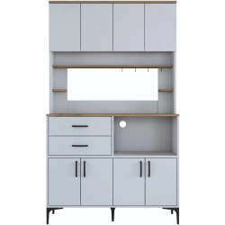 Буфет Mirage Meble JE208 (White/Walnut) Thumb