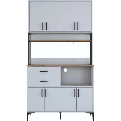 Буфет Mirage Meble JE209 (White/Walnut) Thumb