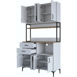 Буфет Mirage Meble JE209 (White/Walnut) Thumb