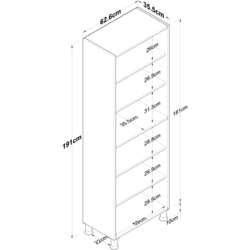 Dulap-camara Mirage Meble F1 (White) Thumb