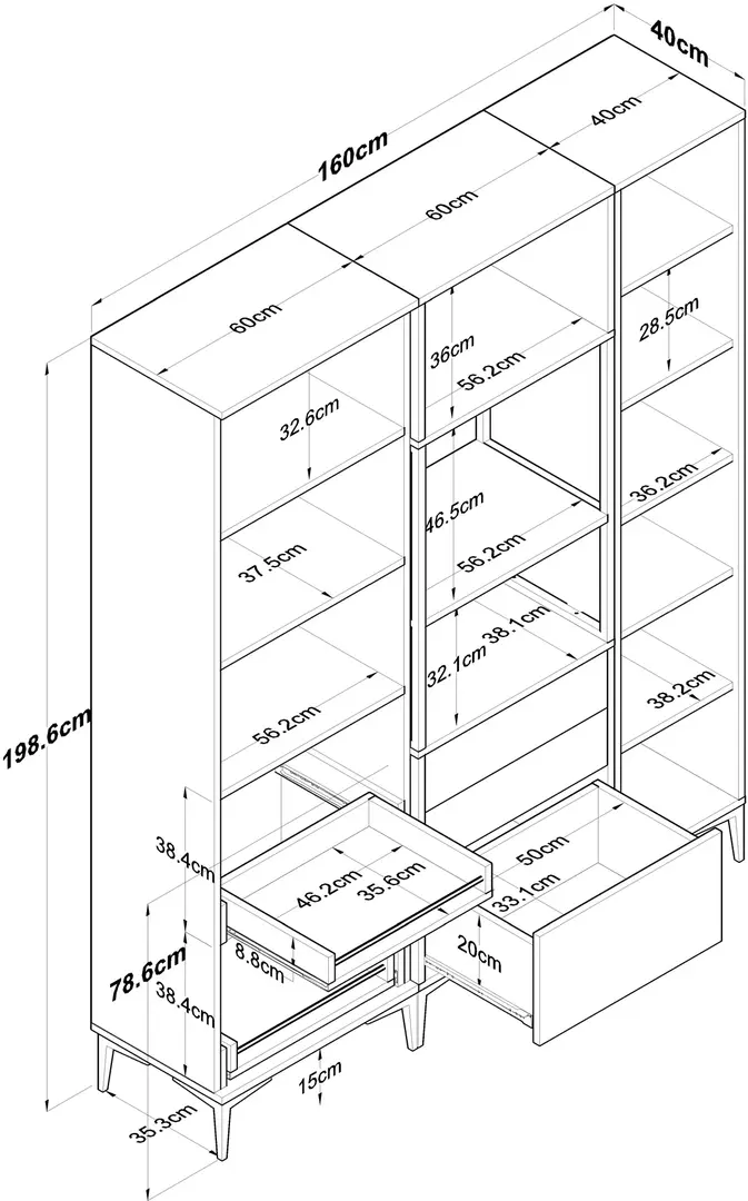Bufet Mirage Meble JE144 (White)