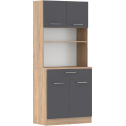 Буфет Tempo Kondela Domis New (Artisan Oak/Graphite) Thumb