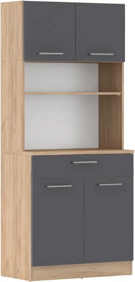 Буфет Tempo Kondela Domis New (Artisan Oak/Graphite) - 2