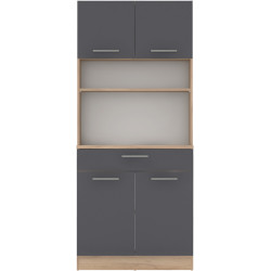 Буфет Tempo Kondela Domis New (Artisan Oak/Graphite) Thumb