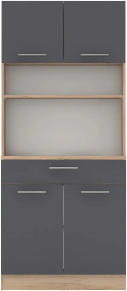 Буфет Tempo Kondela Domis New (Artisan Oak/Graphite) - 3