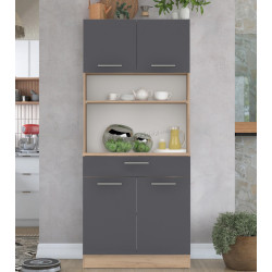 Bufet Tempo Kondela Domis New (Artisan Oak/Graphite)