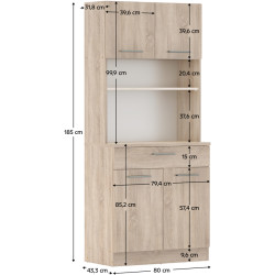 Буфет Tempo Kondela Domis New (Sonoma Oak) Thumb