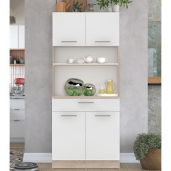 Bufet Tempo Kondela Domis New (Sonoma Oak/White)