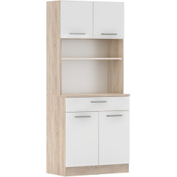 Буфет Tempo Kondela Domis New (Sonoma Oak/White) Thumb