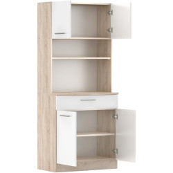 Буфет Tempo Kondela Domis New (Sonoma Oak/White) Thumb