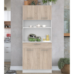 Буфет Tempo Kondela Domis New (White/Sonoma Oak)