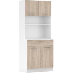 Bufet Tempo Kondela Domis New (White/Sonoma Oak) Thumb