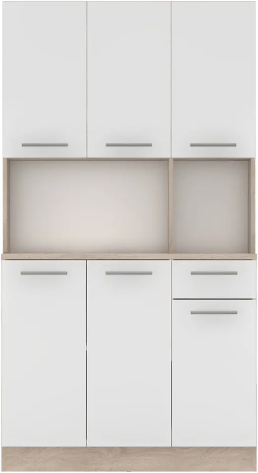 Bufet Tempo Kondela Pelion New (Sonoma Oak/White) - 2