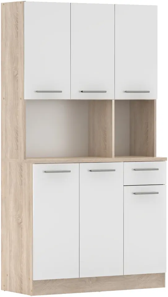 Bufet Tempo Kondela Pelion New (Sonoma Oak/White) - 4