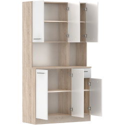 Bufet Tempo Kondela Pelion New (Sonoma Oak/White) Thumb